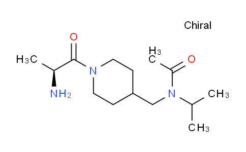 CAS No. 1354009-25-8, (S)-N-((1-(2-Aminopropanoyl)piperidin-4-yl)methyl)-N-isopropylacetamide
