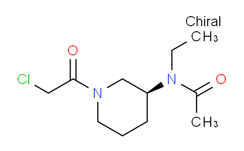 CAS No. 1354017-56-3, (S)-N-(1-(2-Chloroacetyl)piperidin-3-yl)-N-ethylacetamide
