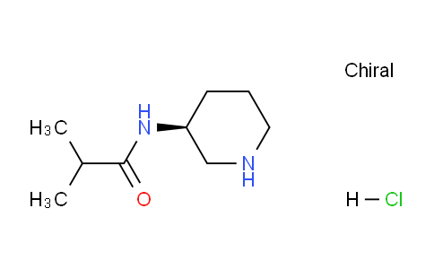 CAS No. 1332765-83-9, (S)-N-(Piperidin-3-yl)isobutyramide hydrochloride