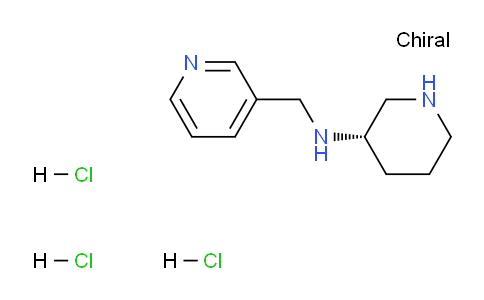 CAS No. 1286208-56-7, (S)-N-(Pyridin-3-ylmethyl)piperidin-3-amine trihydrochloride
