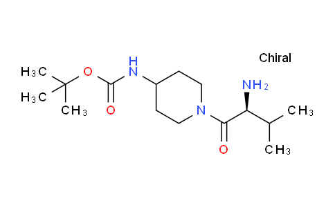 CAS No. 1308644-19-0, (S)-tert-Butyl (1-(2-amino-3-methylbutanoyl)piperidin-4-yl)carbamate