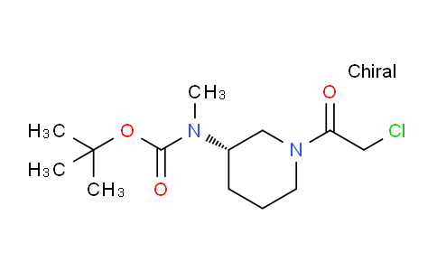 CAS No. 1353994-96-3, (S)-tert-Butyl (1-(2-chloroacetyl)piperidin-3-yl)(methyl)carbamate