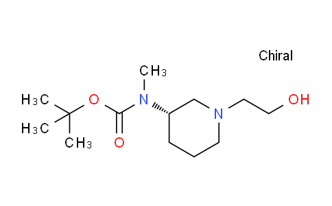 CAS No. 1354019-36-5, (S)-tert-Butyl (1-(2-hydroxyethyl)piperidin-3-yl)(methyl)carbamate