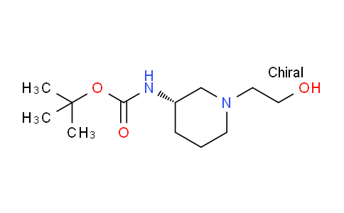 CAS No. 1354002-98-4, (S)-tert-Butyl (1-(2-hydroxyethyl)piperidin-3-yl)carbamate