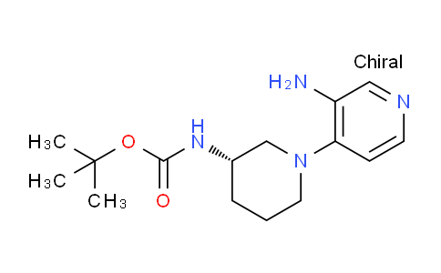 CAS No. 1023298-99-8, (S)-tert-Butyl (1-(3-aminopyridin-4-yl)piperidin-3-yl)carbamate