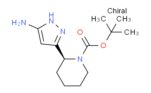 CAS No. 1353628-07-5, (S)-tert-Butyl 2-(5-amino-1H-pyrazol-3-yl)piperidine-1-carboxylate