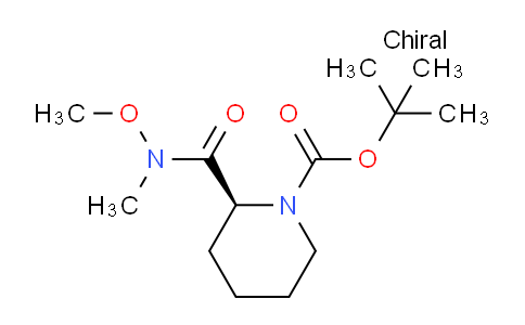CAS No. 203056-27-3, (S)-tert-Butyl 2-(methoxy(methyl)carbamoyl)piperidine-1-carboxylate
