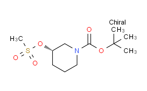 CAS No. 940890-90-4, (S)-tert-Butyl 3-((methylsulfonyl)oxy)piperidine-1-carboxylate