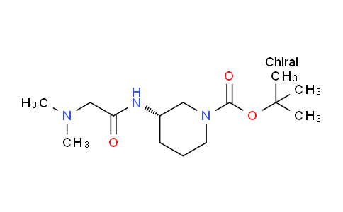 CAS No. 1349699-63-3, (S)-tert-Butyl 3-(2-(dimethylamino)acetamido)piperidine-1-carboxylate