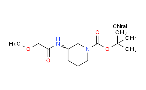 CAS No. 1332765-78-2, (S)-tert-Butyl 3-(2-methoxyacetamido)piperidine-1-carboxylate