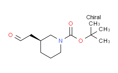 CAS No. 278789-57-4, (S)-tert-Butyl 3-(2-oxoethyl)piperidine-1-carboxylate