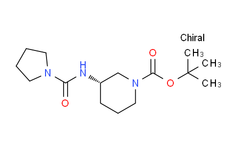 CAS No. 1338222-48-2, (S)-tert-Butyl 3-(pyrrolidine-1-carboxamido)piperidine-1-carboxylate