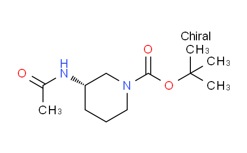 CAS No. 1332765-80-6, (S)-tert-Butyl 3-acetamidopiperidine-1-carboxylate