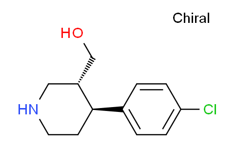 CAS No. 447453-20-5, (trans-4-(4-chlorophenyl)piperidin-3-yl)methanol