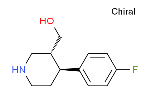 CAS No. 188869-26-3, (trans-4-(4-Fluorophenyl)piperidin-3-yl)methanol