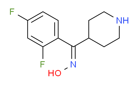 CAS No. 691007-05-3, (Z)-(2,4-Difluorophenyl)(piperidin-4-yl)methanone oxime