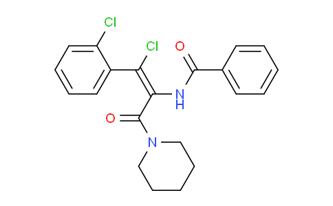 CAS No. 1800044-83-0, (Z)-N-(1-Chloro-1-(2-chlorophenyl)-3-oxo-3-(piperidin-1-yl)prop-1-en-2-yl)benzamide