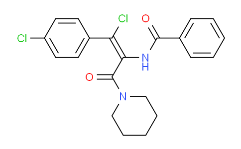 CAS No. 1323140-62-0, (Z)-N-(1-Chloro-1-(4-chlorophenyl)-3-oxo-3-(piperidin-1-yl)prop-1-en-2-yl)benzamide