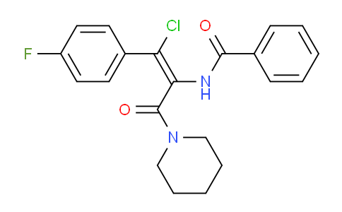 CAS No. 1800044-80-7, (Z)-N-(1-Chloro-1-(4-fluorophenyl)-3-oxo-3-(piperidin-1-yl)prop-1-en-2-yl)benzamide