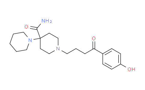 CAS No. 878478-90-1, 1'-(4-(4-Hydroxyphenyl)-4-oxobutyl)-[1,4'-bipiperidine]-4'-carboxamide