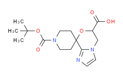 CAS No. 1250991-76-4, 1'-(tert-Butoxycarbonyl)-5,6-dihydrospiro[imidazo[2,1-c][1,4]oxazine-8,4'-piperidine]-6-carboxylic acid