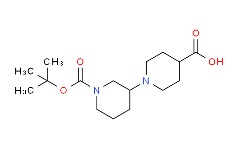 CAS No. 1216759-08-8, 1'-(tert-Butoxycarbonyl)-[1,3'-bipiperidine]-4-carboxylic acid