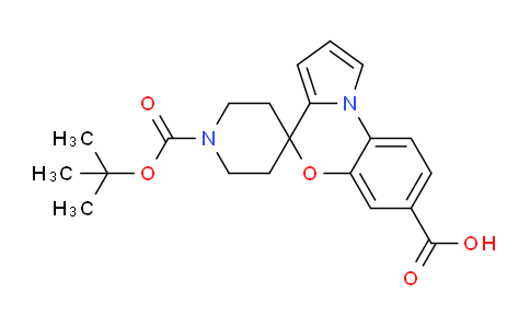 CAS No. 1346497-00-4, 1'-(tert-Butoxycarbonyl)spiro[benzo[b]pyrrolo[1,2-d][1,4]oxazine-4,4'-piperidine]-7-carboxylic acid