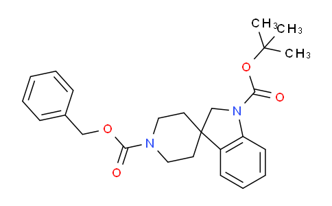 CAS No. 676607-30-0, 1'-Benzyl 1-tert-butyl spiro[indoline-3,4'-piperidine]-1,1'-dicarboxylate