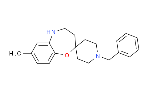 CAS No. 947617-93-8, 1'-Benzyl-7-methyl-4,5-dihydro-3H-spiro[benzo[b][1,4]oxazepine-2,4'-piperidine]