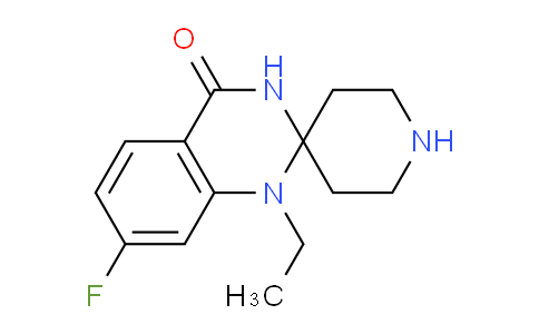 CAS No. 1351399-01-3, 1'-Ethyl-7'-fluoro-1'H-spiro[piperidine-4,2'-quinazolin]-4'(3'H)-one