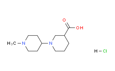 CAS No. 1052527-10-2, 1'-Methyl-[1,4'-bipiperidine]-3-carboxylic acid hydrochloride