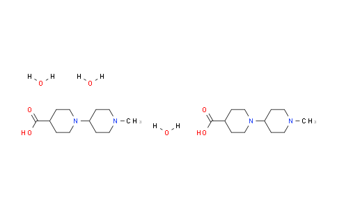 CAS No. 849925-07-1, 1'-Methyl-[1,4'-bipiperidine]-4-carboxylic acid hydrate(2:3)