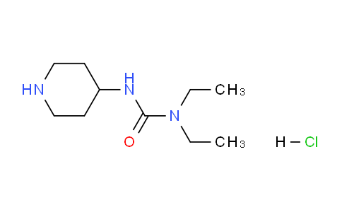 CAS No. 1195608-64-0, 1,1-Diethyl-3-(piperidin-4-yl)urea hydrochloride