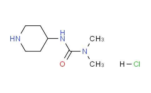 CAS No. 1233955-06-0, 1,1-Dimethyl-3-(piperidin-4-yl)urea hydrochloride