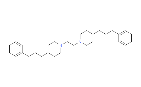 CAS No. 865076-03-5, 1,2-Bis(4-(3-phenylpropyl)piperidin-1-yl)ethane