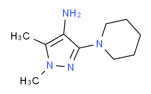 CAS No. 1245822-68-7, 1,5-Dimethyl-3-(piperidin-1-yl)-1H-pyrazol-4-amine