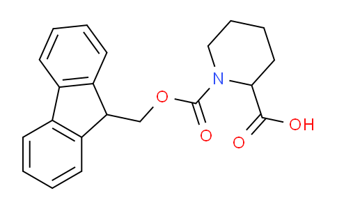 CAS No. 105751-19-7, 1-(((9H-Fluoren-9-yl)methoxy)carbonyl)piperidine-2-carboxylic acid