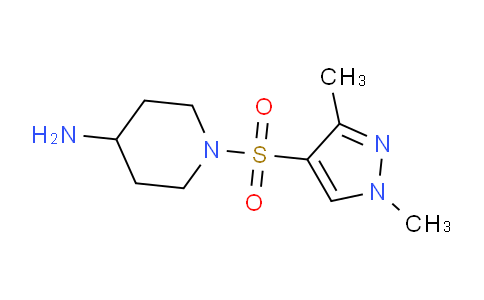 CAS No. 1019006-22-4, 1-((1,3-Dimethyl-1H-pyrazol-4-yl)sulfonyl)piperidin-4-amine