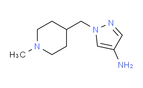 CAS No. 1258558-29-0, 1-((1-Methylpiperidin-4-yl)methyl)-1H-pyrazol-4-amine