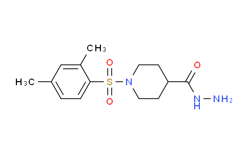 CAS No. 898137-79-6, 1-((2,4-Dimethylphenyl)sulfonyl)piperidine-4-carbohydrazide