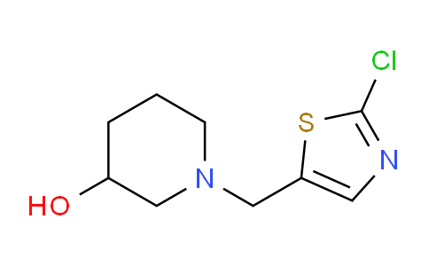 CAS No. 939986-51-3, 1-((2-Chlorothiazol-5-yl)methyl)piperidin-3-ol