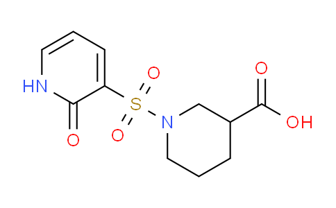 CAS No. 1710674-64-8, 1-((2-Oxo-1,2-dihydropyridin-3-yl)sulfonyl)piperidine-3-carboxylic acid
