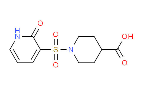 CAS No. 1707735-07-6, 1-((2-Oxo-1,2-dihydropyridin-3-yl)sulfonyl)piperidine-4-carboxylic acid