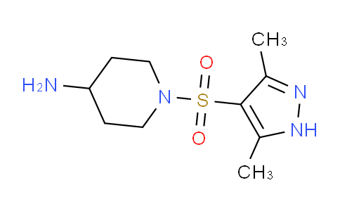 CAS No. 1239968-05-8, 1-((3,5-Dimethyl-1H-pyrazol-4-yl)sulfonyl)piperidin-4-amine