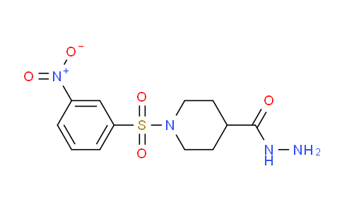 CAS No. 832737-28-7, 1-((3-Nitrophenyl)sulfonyl)piperidine-4-carbohydrazide