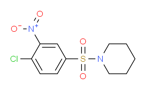CAS No. 53162-43-9, 1-((4-Chloro-3-nitrophenyl)sulfonyl)piperidine