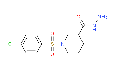CAS No. 494825-73-9, 1-((4-Chlorophenyl)sulfonyl)piperidine-3-carbohydrazide