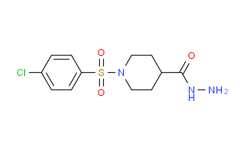 CAS No. 332400-85-8, 1-((4-Chlorophenyl)sulfonyl)piperidine-4-carbohydrazide