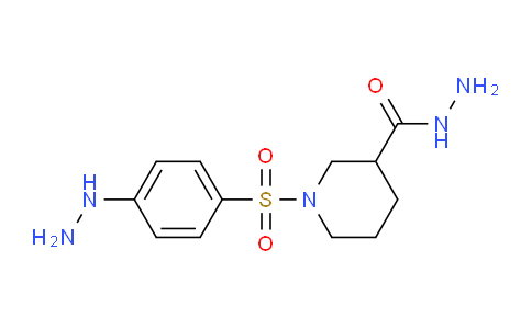 CAS No. 832740-25-7, 1-((4-Hydrazinylphenyl)sulfonyl)piperidine-3-carbohydrazide