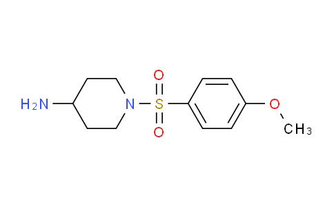 CAS No. 728015-65-4, 1-((4-Methoxyphenyl)sulfonyl)piperidin-4-amine